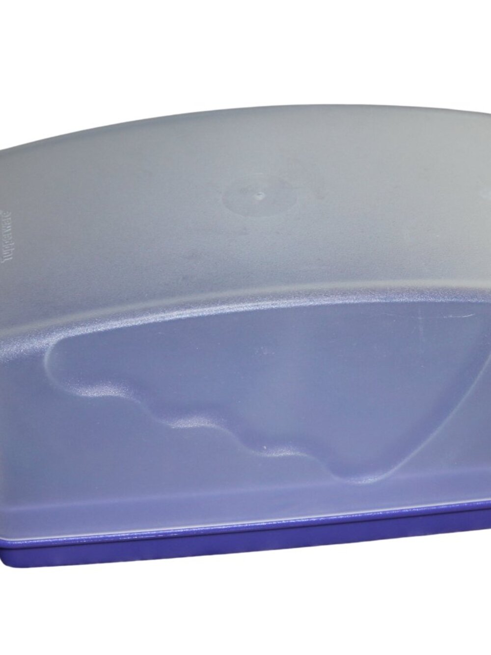 Tupperware Impressions Butter Keeper Dish 1 lb 4 Stick Purple Clear